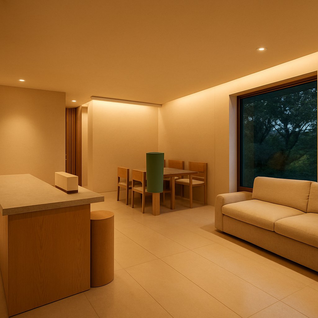 Great room da planta A visto do living